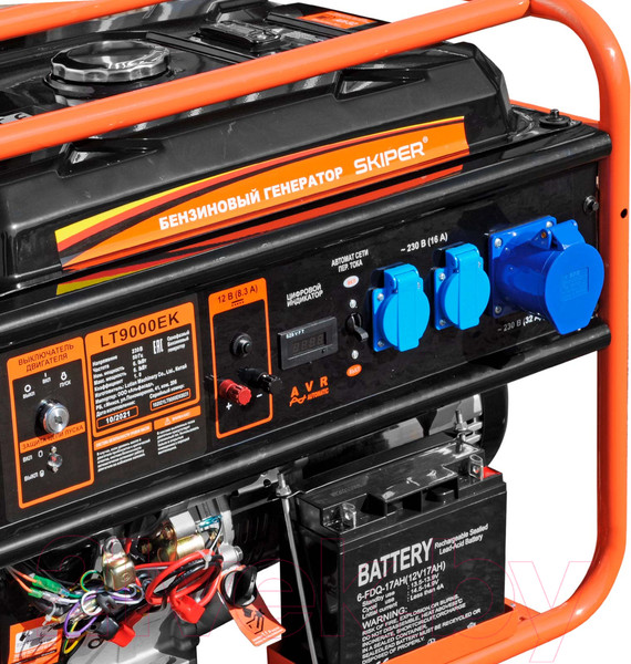 Изображение товара Бензиновый генератор Skiper LT9000EK