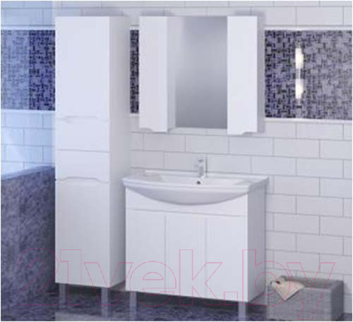 Изображение товара Шкаф с зеркалом для ванной АВН Роял 85 / 43.04