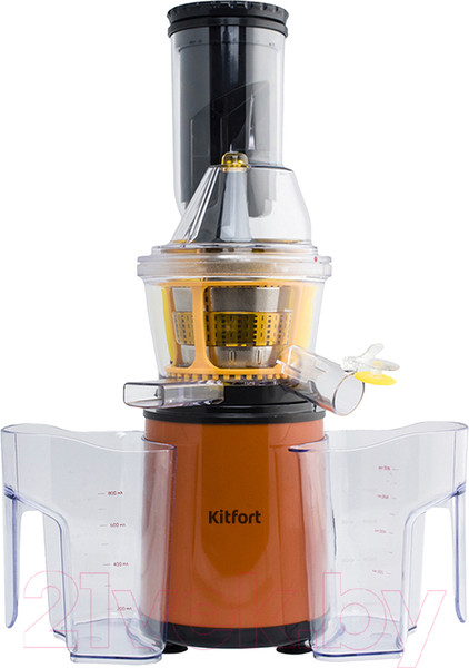 Изображение товара Соковыжималка электрическая Kitfort KT-1102-1 (оранжевый)