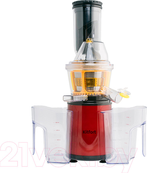 Изображение товара Соковыжималка электрическая Kitfort KT-1102-2 (бордовый)