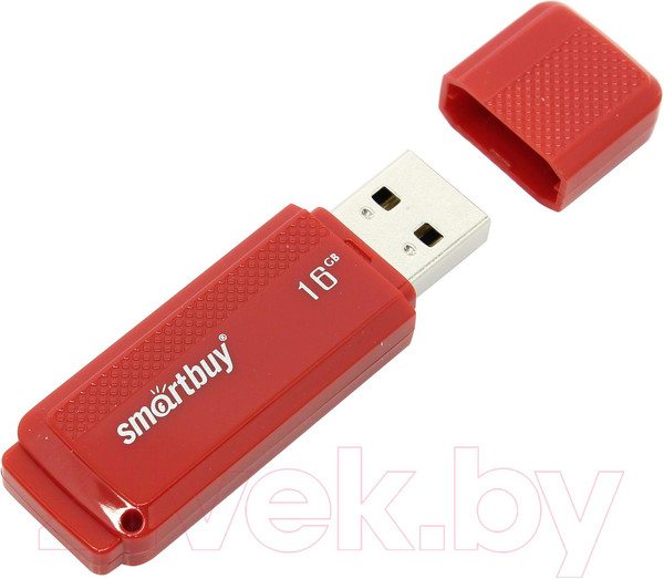 Изображение товара USB flash накопитель SmartBuy Dock 16GB Red (SB16GBDK-R)