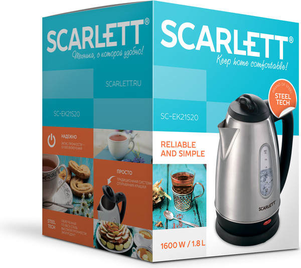 Изображение товара Электрочайник Scarlett SC-EK21S20
