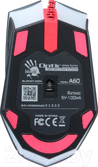 Изображение товара Мышь A4Tech Bloody A60 (черный)