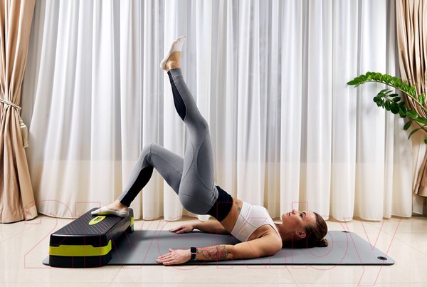 Изображение товара Степ-платформа Sundays Fitness IR97301 (черный/зеленый)