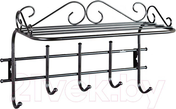 Изображение товара Вешалка для одежды Sheffilton Грация 2/5 (черный)