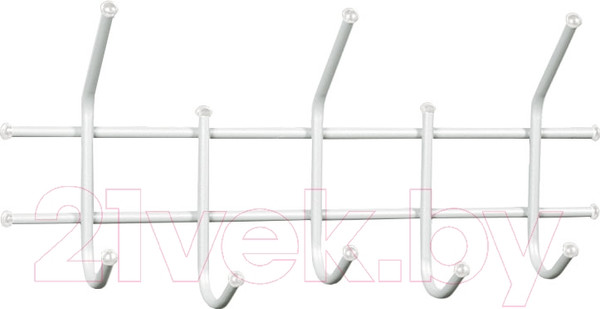 Изображение товара Вешалка для одежды Sheffilton Стандарт 2/5 В2-5-5 (белый/белый)