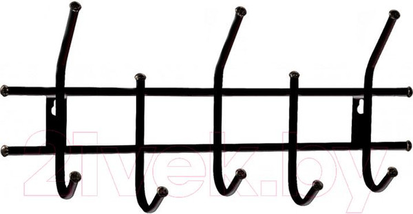 Изображение товара Вешалка для одежды Sheffilton Стандарт 2/5 В2-5-5 (черный/черный)