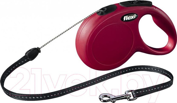 Изображение товара Поводок-рулетка Flexi New Classic 11803 (S, красный)