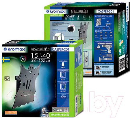 Изображение товара Кронштейн для телевизора Kromax Casper-201 (черный)