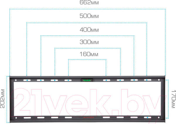 Изображение товара Кронштейн для телевизора ARM Media Steel-1 (черный)
