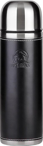 Изображение товара Термос для напитков Арктика 108-500 (в кожаной оплетке, черный)