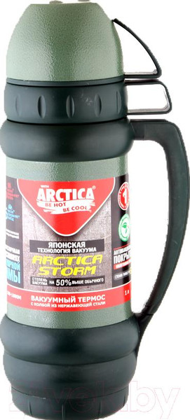 Изображение товара Термос для напитков Арктика 109-1000М (зеленый)