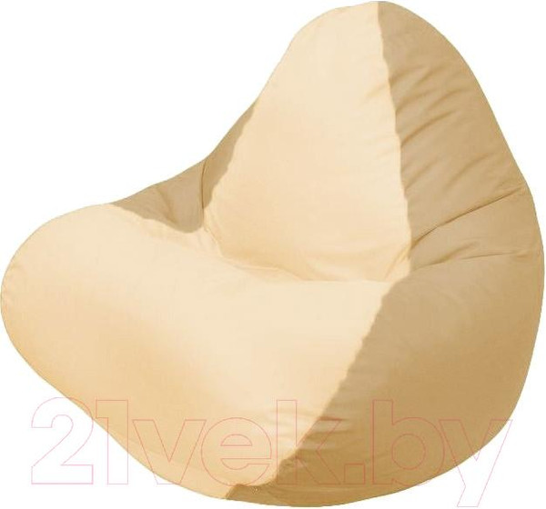 Изображение товара Бескаркасное кресло Flagman Relax Г4.1-025 (светло-бежевый/темно-бежевый)