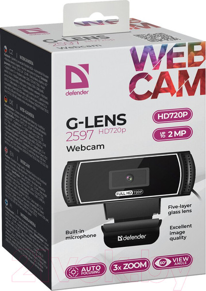 Изображение товара Веб-камера Defender G-Lens 2597 HD720p
