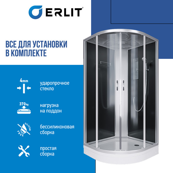 Изображение товара Душевая кабина Erlit ER3509P-C2-RUS