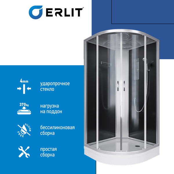 Изображение товара Душевая кабина Erlit ER3510P-C4-RUS