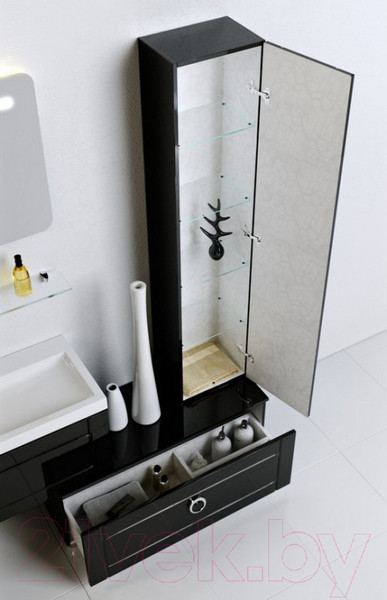 Изображение товара Тумба для ванной Aqwella Инфинити / Inf.03.10/BLK