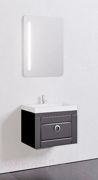 Изображение товара Тумба с умывальником Aqwella Инфинити / Inf.01.06/001/BLK