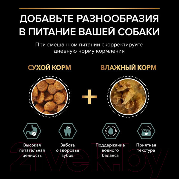 Изображение товара Сухой корм для собак Pro Plan Adult Small & Mini Sensitive Digestion с ягненком и рисом (3кг)