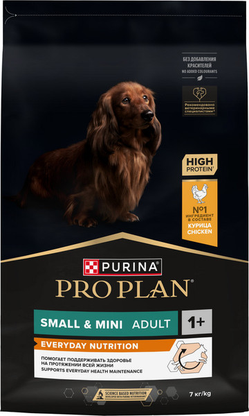 Изображение товара Сухой корм для собак Pro Plan Adult Small & Mini Opti Health с курицей (7кг)