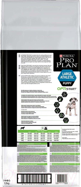 Изображение товара Сухой корм для собак Pro Plan Puppy Large Athletic с курицей (12кг)