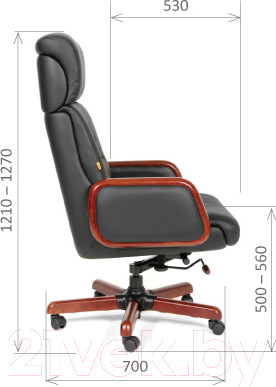 Изображение товара Кресло офисное Chairman 417 (черный)