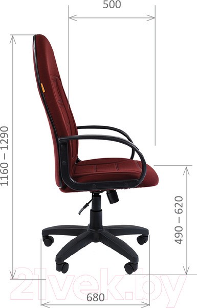 Изображение товара Кресло офисное Chairman 727 (черный)