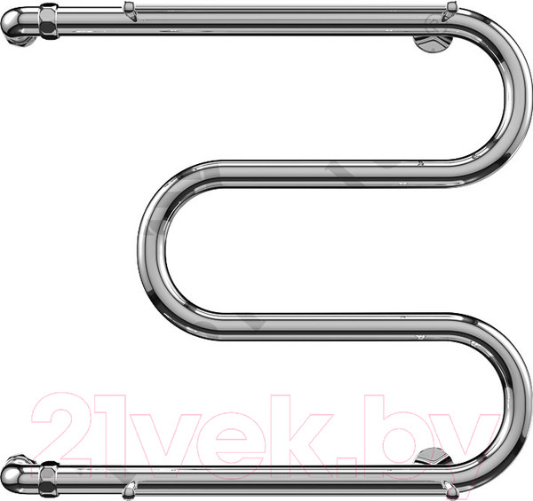 Изображение товара Полотенцесушитель водяной Terminus М-образный 32 ПС 500x500 (с полкой)