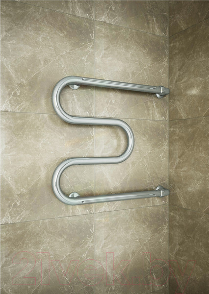 Изображение товара Полотенцесушитель водяной Terminus М-образный 32 ПС 500x600 (с полкой)