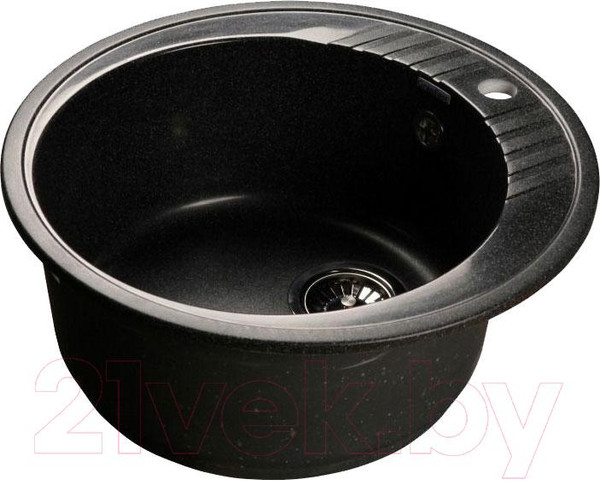 Изображение товара Мойка кухонная GranFest Rondo GF-R520 (черный)