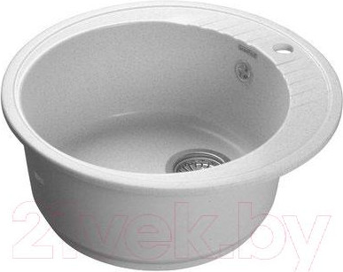Изображение товара Мойка кухонная GranFest Rondo GF-R520 (белый)