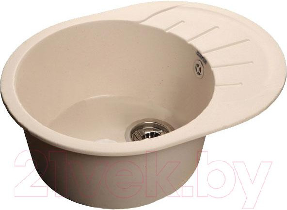 Изображение товара Мойка кухонная GranFest Rondo GF-R580L (белый)