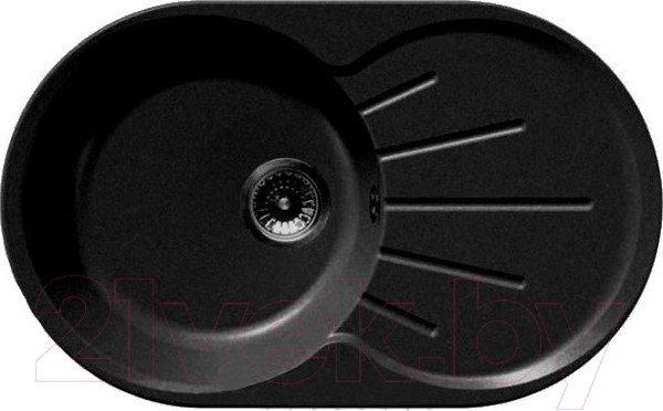 Изображение товара Мойка кухонная GranFest Rondo GF-R750L (черный)