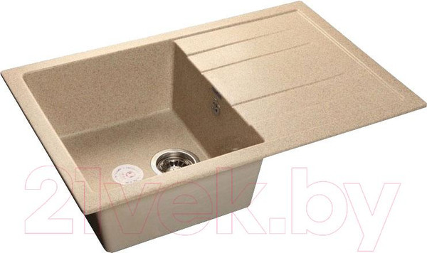 Изображение товара Мойка кухонная GranFest Quadro GF-Q780L (песок)
