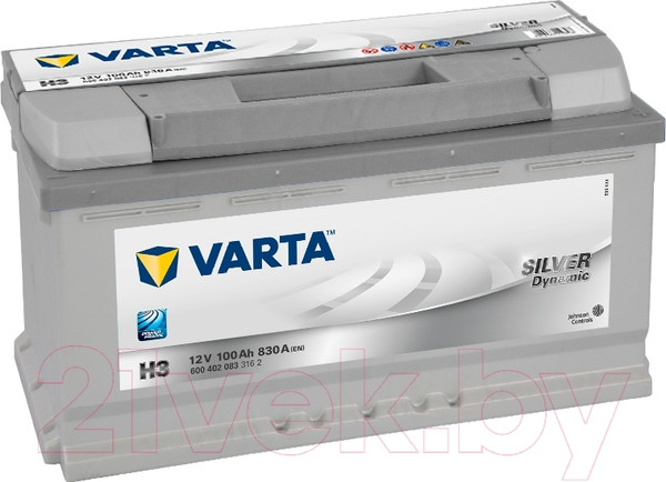 Изображение товара Автомобильный аккумулятор Varta Silver Dynamic 600402083 (100 А/ч)