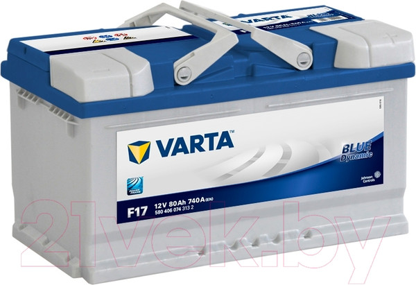 Изображение товара Автомобильный аккумулятор Varta Blue Dynamic 580406074 (80 А/ч)