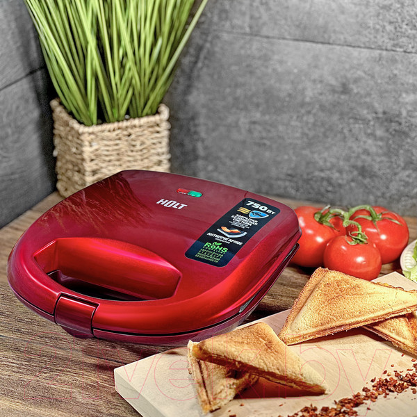 Изображение товара Сэндвичница Holt HT-SC-003 (красный)