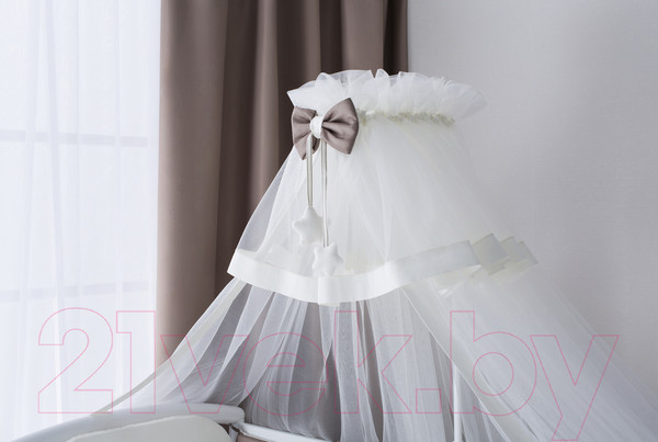 Изображение товара Балдахин на кроватку Perina Бамбино / ББ1/1-01.5 (капучино)