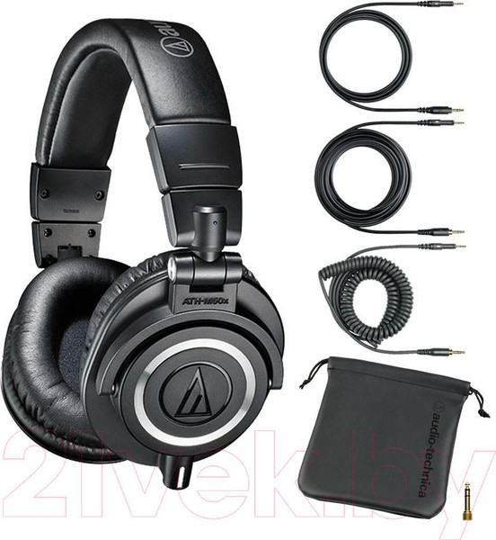 Изображение товара Наушники Audio-Technica ATH-M50x (черный)