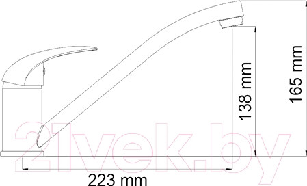 Изображение товара Смеситель Wasserkraft Isen 2607