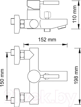 Изображение товара Смеситель Wasserkraft Main 4101
