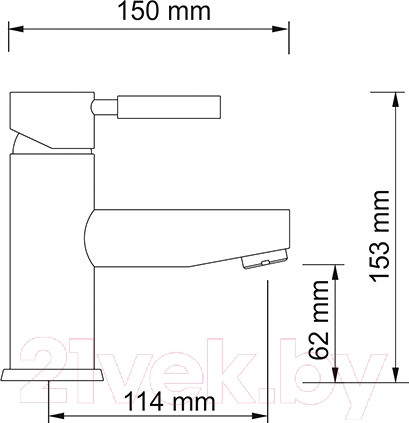 Изображение товара Смеситель Wasserkraft Main 4103