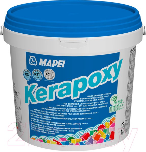 Изображение товара Фуга эпоксидная Mapei Эпоксидная Kerapoxy N100 (5кг, белый)