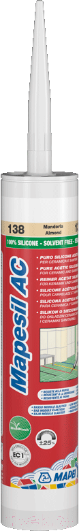 Изображение товара Герметик силиконовый Mapei Mapesil AC N112 (310г, средне-серый)