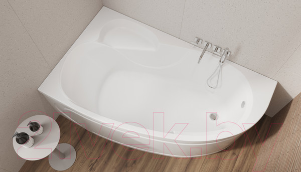 Изображение товара Ванна акриловая Triton Изабель 170x100 R (с каркасом)