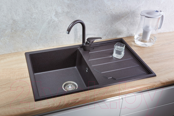 Изображение товара Мойка кухонная GRANULA GR-8002 (эспрессо)