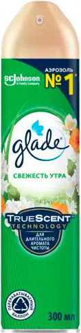Изображение товара Освежитель воздуха Glade Свежесть утра (300мл)
