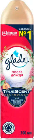 Изображение товара Освежитель воздуха Glade После дождя (300мл)