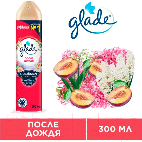 Изображение товара Освежитель воздуха Glade После дождя (300мл)