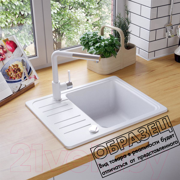 Изображение товара Мойка кухонная Aquasanita NOTUS SQ102 (альба)